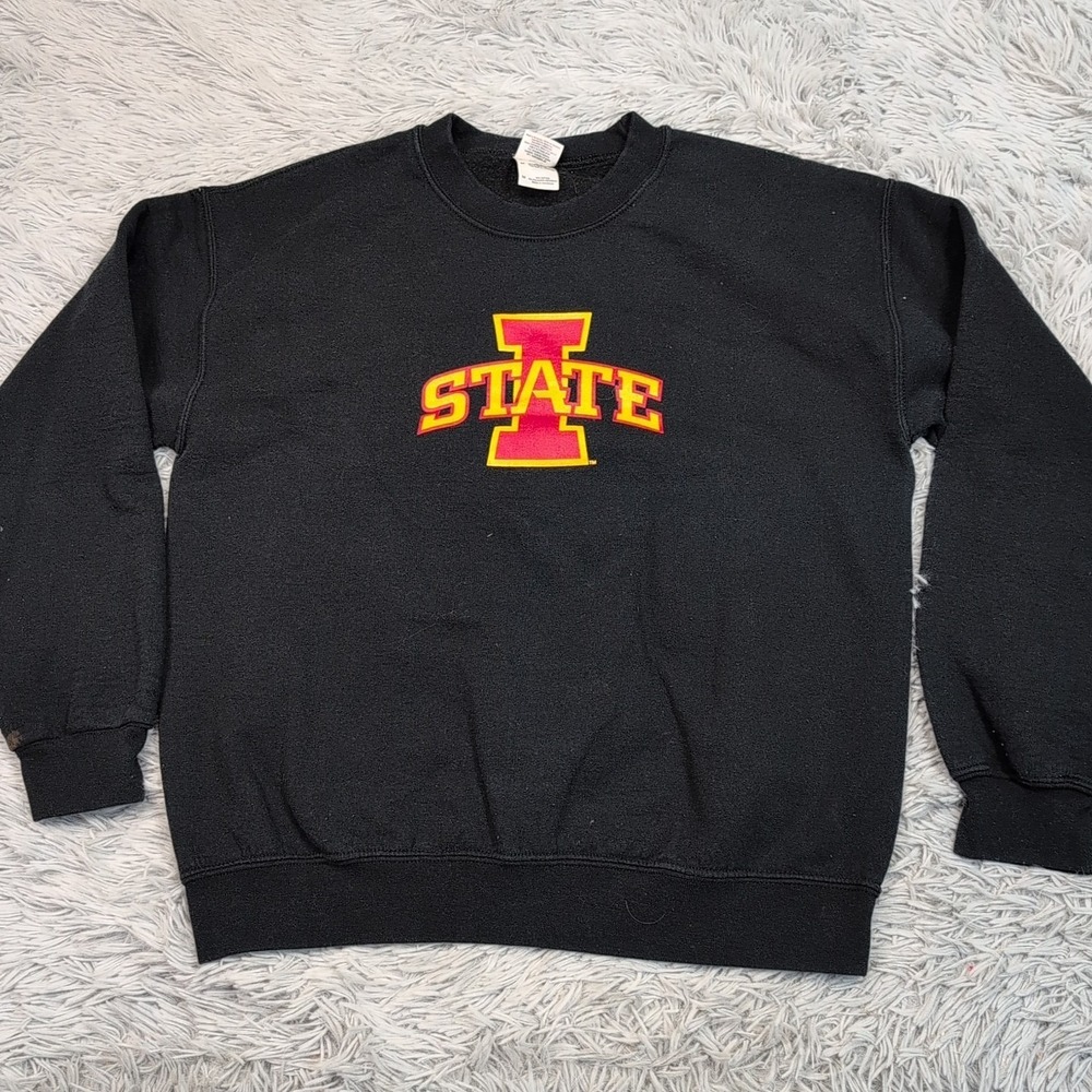 Iowa State Cyclones Sweatshirt Womens M Black University‎ Athletic Comfort